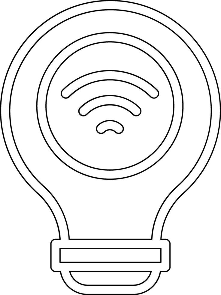 Smart Bulb Vector Icon