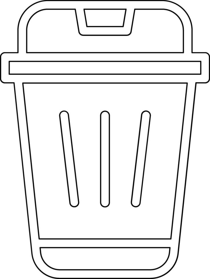 Trash Bin Vector Icon