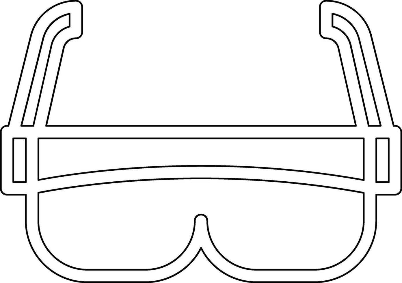 Safety Glasses Vector Icon