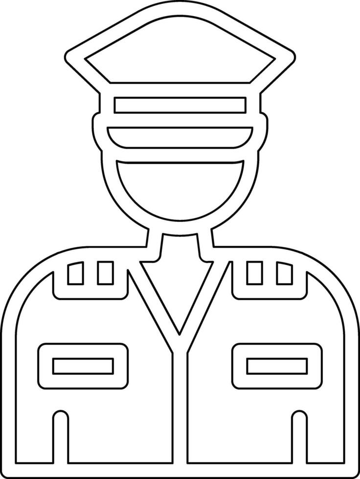 Army Captain Vector Icon