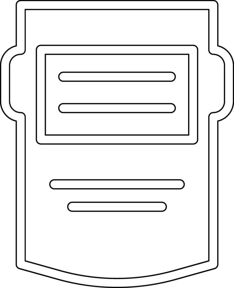 Welding Mask Vector Icon