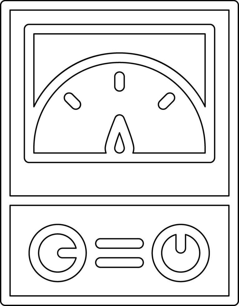 Ammeter Vector Icon