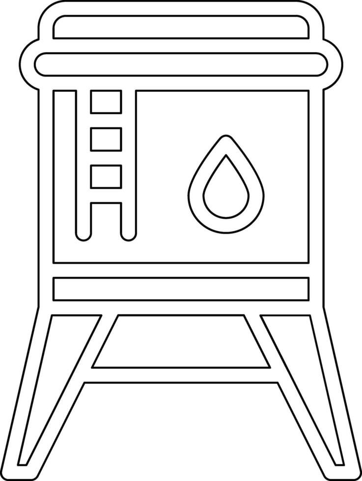 Water Tank Vector Icon