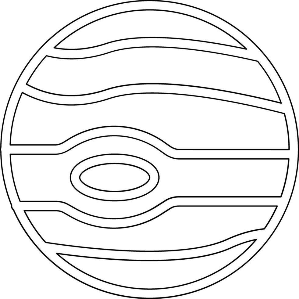 Jupiter Vector Icon