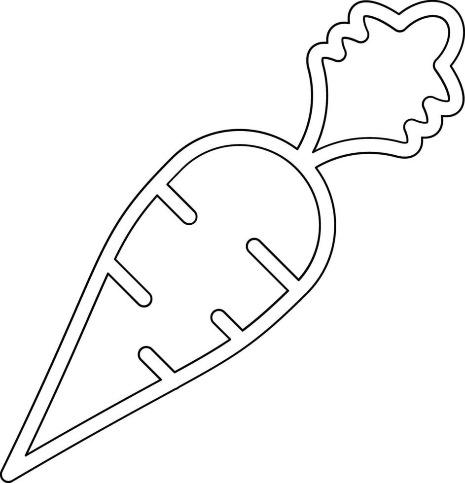 Carrot Plant Vector Icon