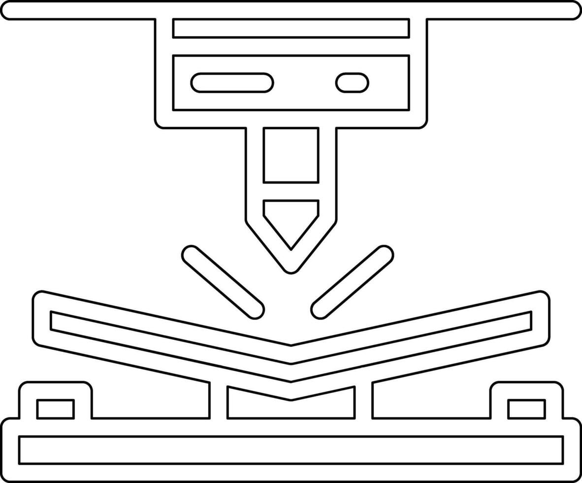 Bending Machine Vector Icon