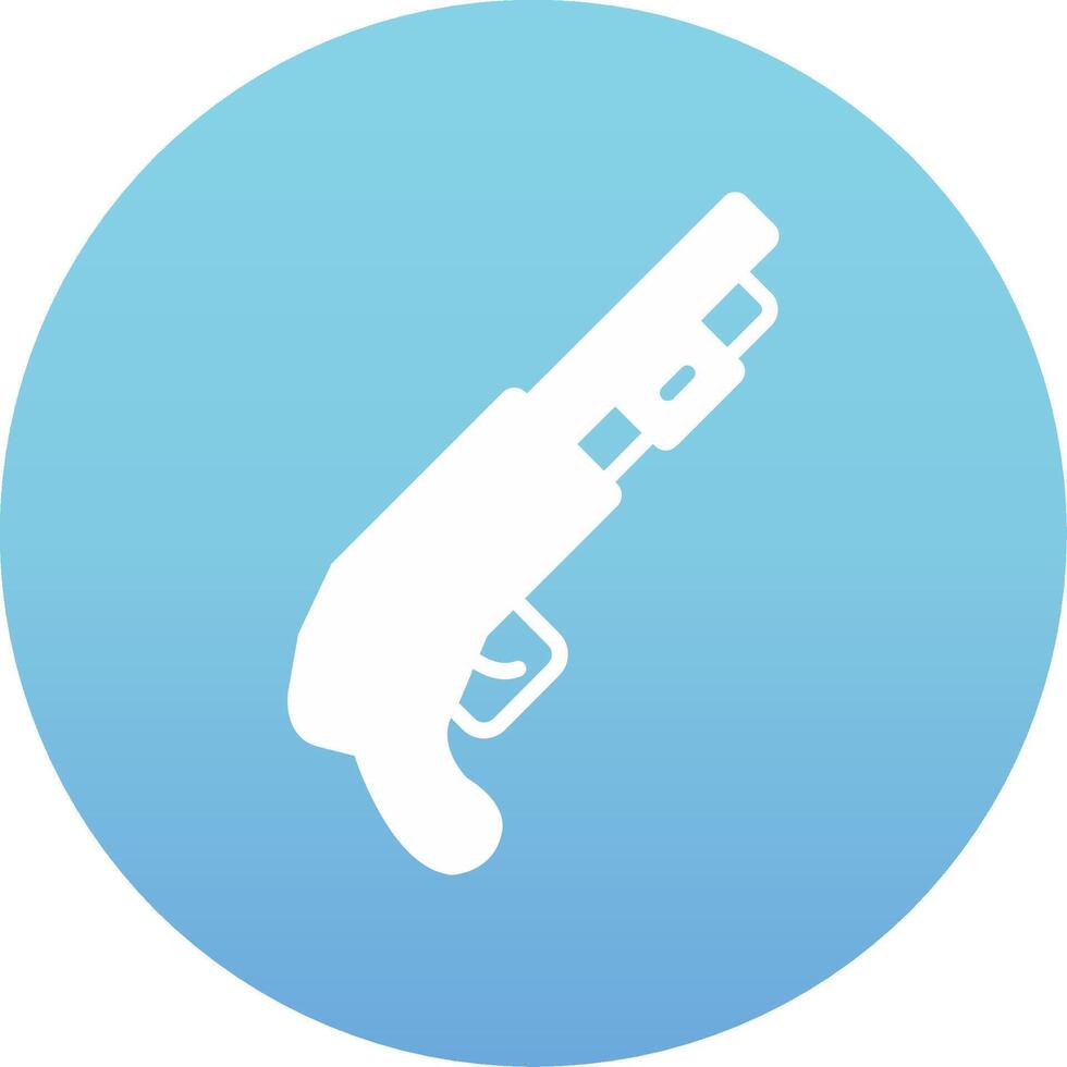 Short Gun Vector Icon