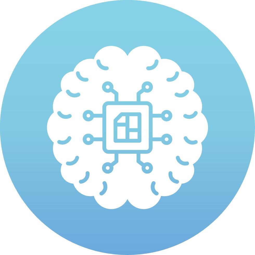 Artificial Intelligence Vector Icon