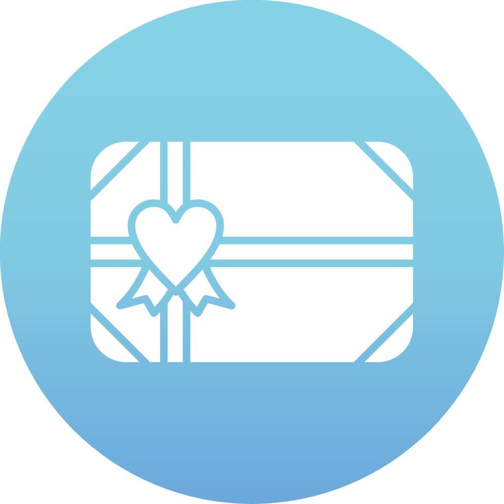 icono de vector de tarjeta de regalo