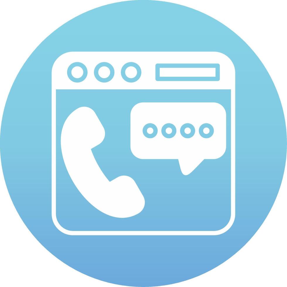 Phone Chat Vector Icon