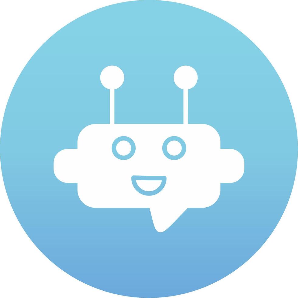 Robot Chat Vector Icon