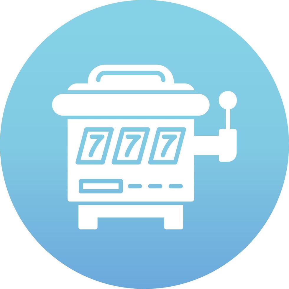 Slot Machine Vector Icon