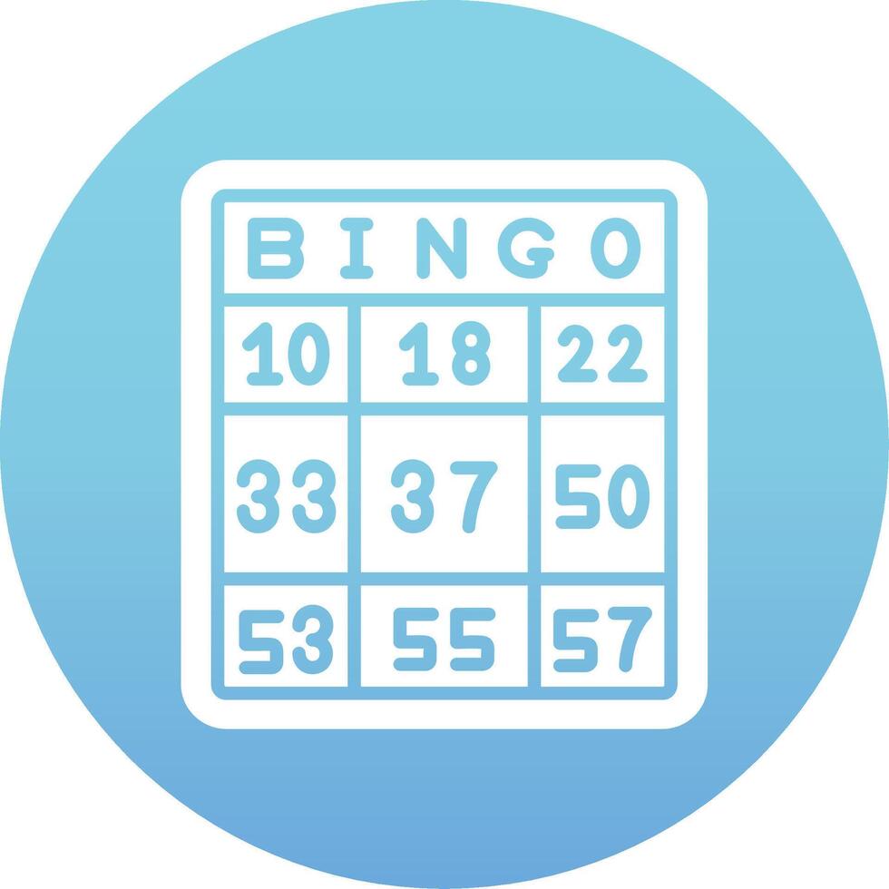 Bingo Vector Icon