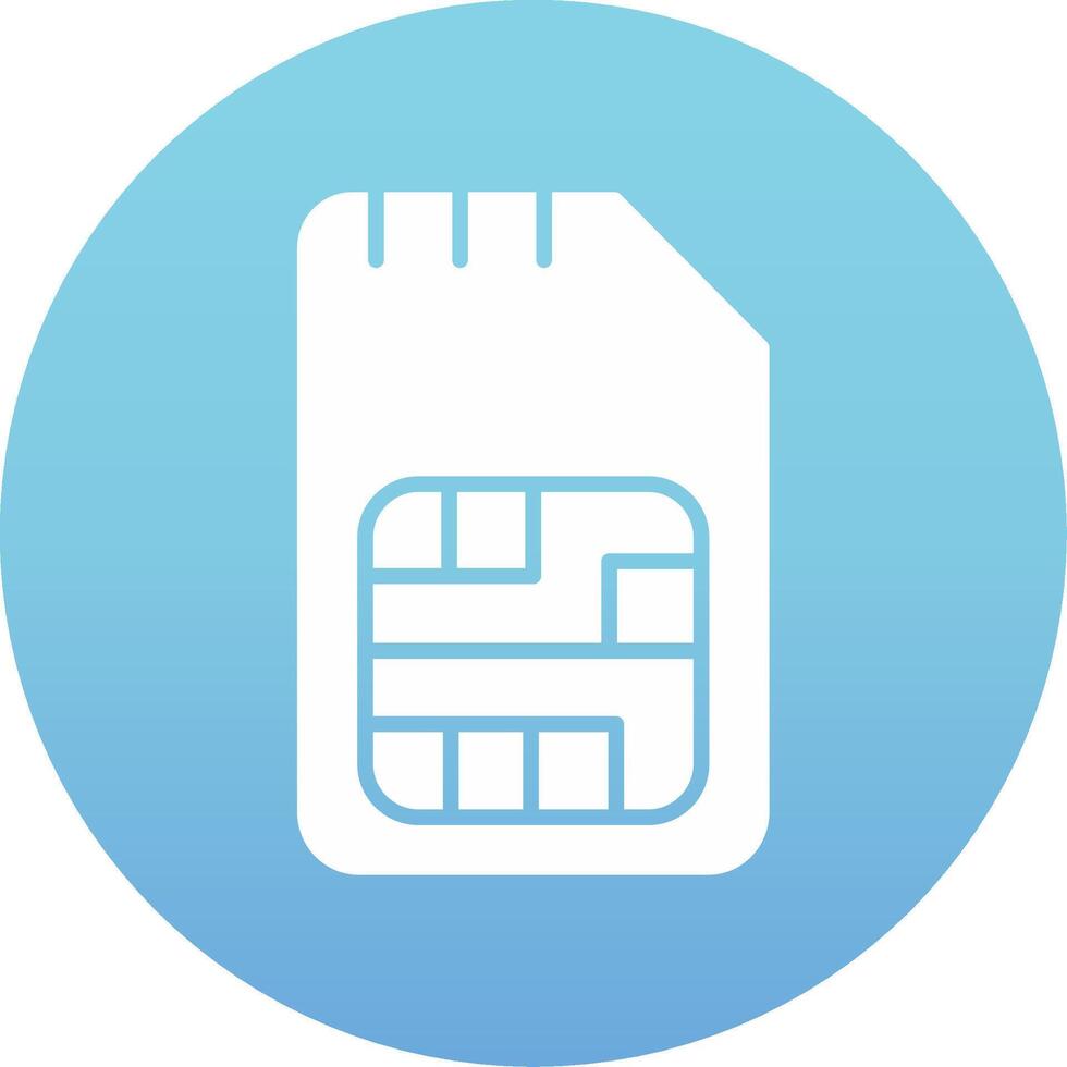 Sim Card Vector Icon