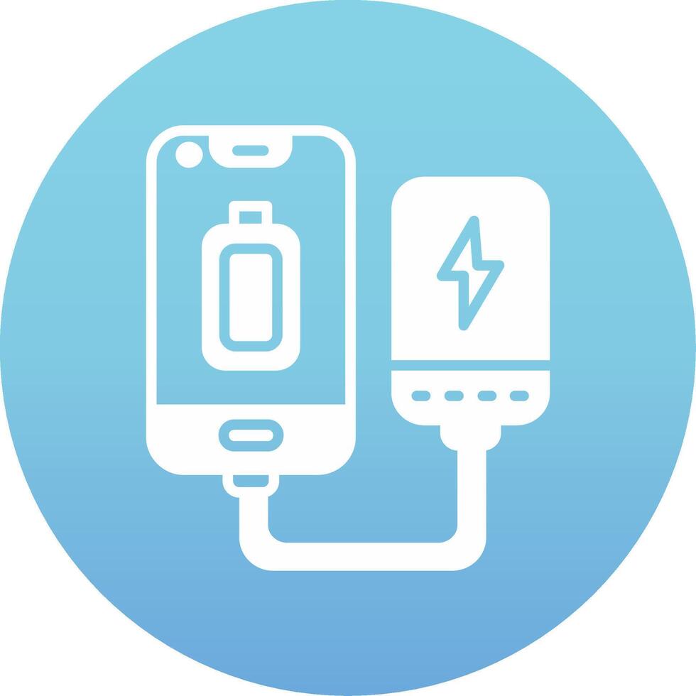 Portable Battery Vector Icon