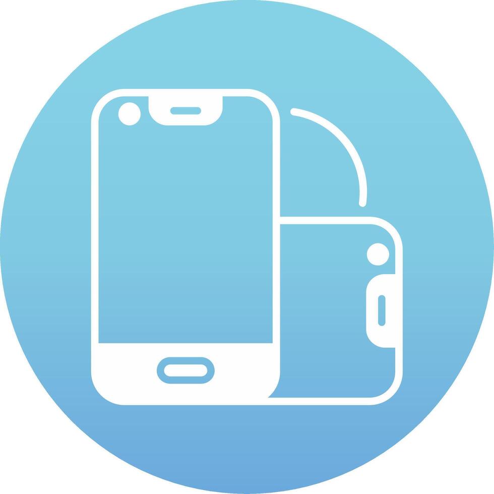 Foldable Smartphone Vector Icon