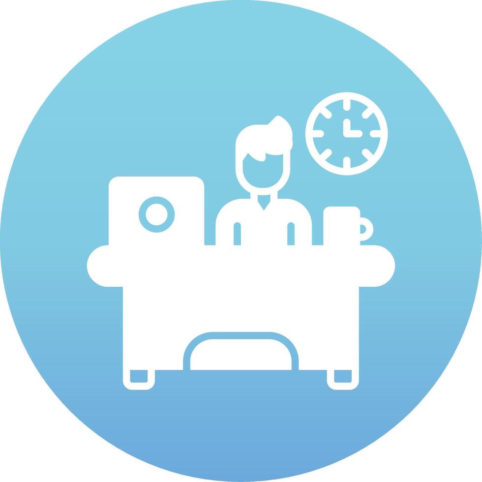Workaholic Vector Icon