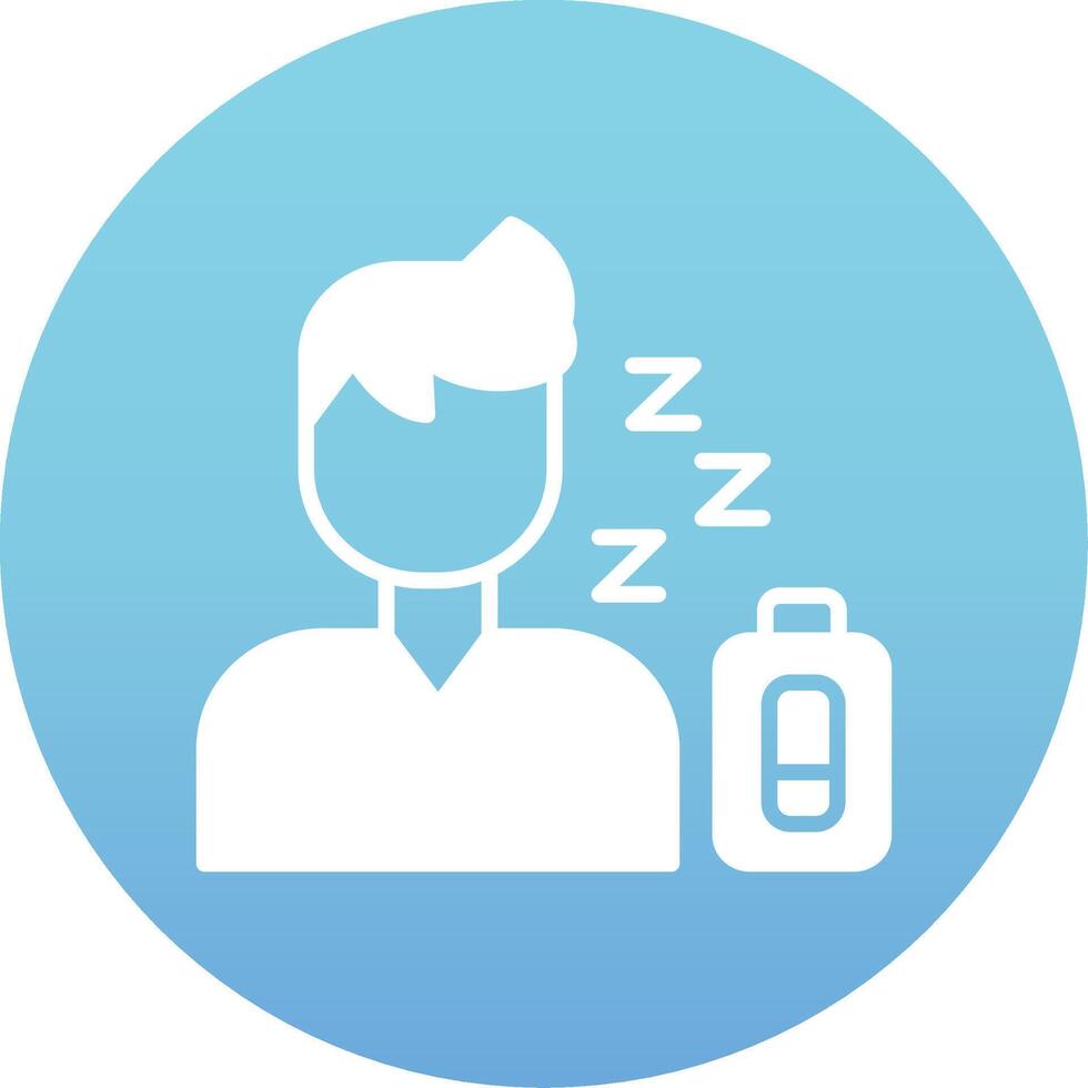 Tired Vector Icon