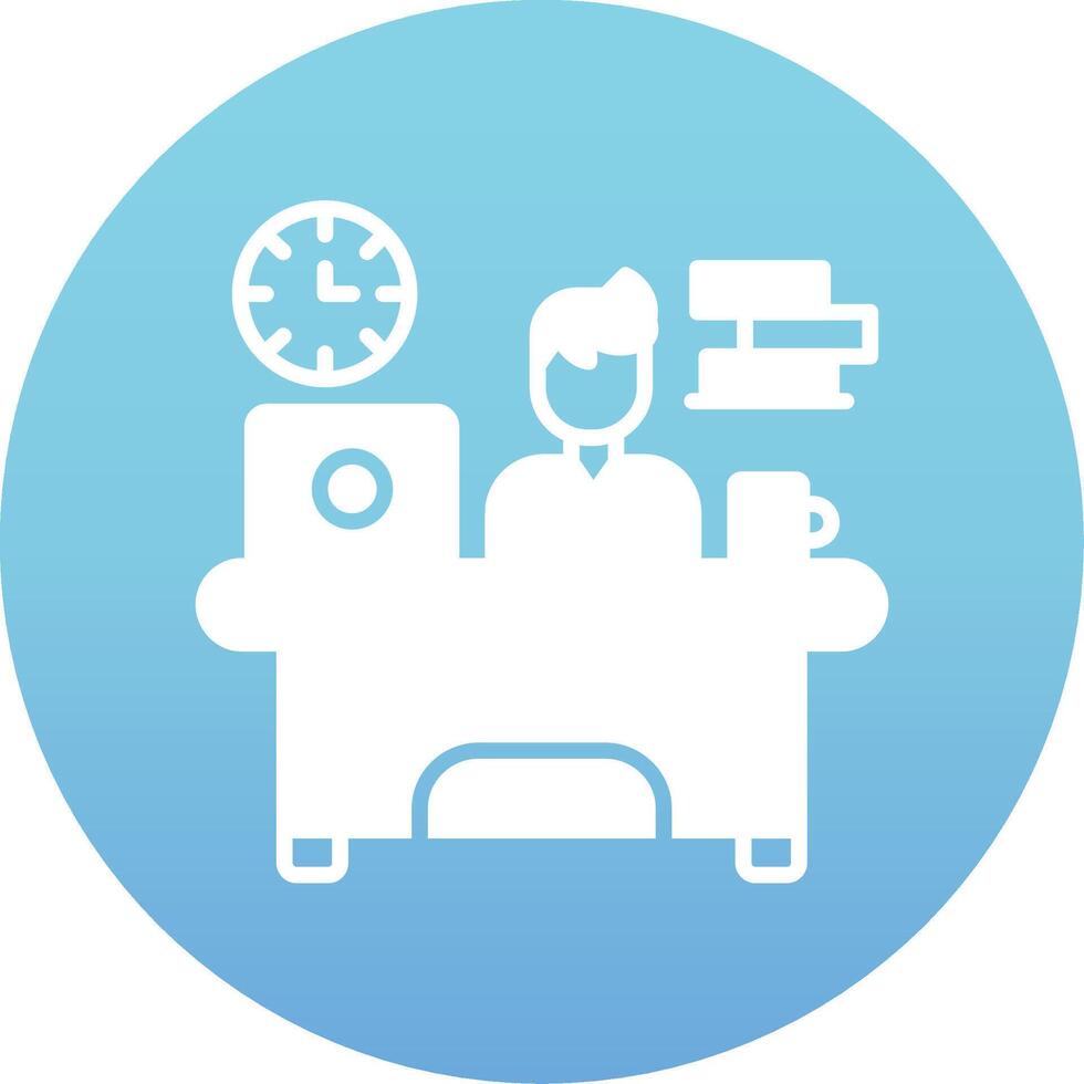 Workaholic Vector Icon