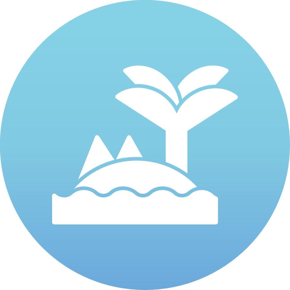 Island Vector Icon