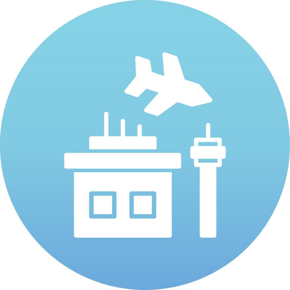 icono de vector de aeropuerto