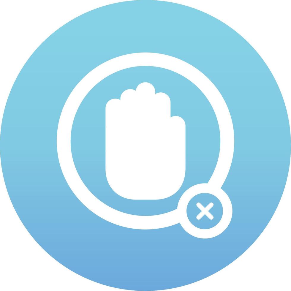 Stop Vector Icon