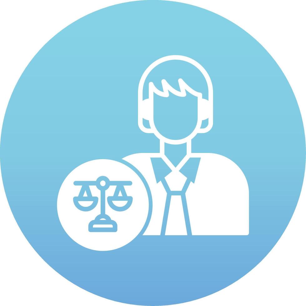 Lawyer Vector Icon