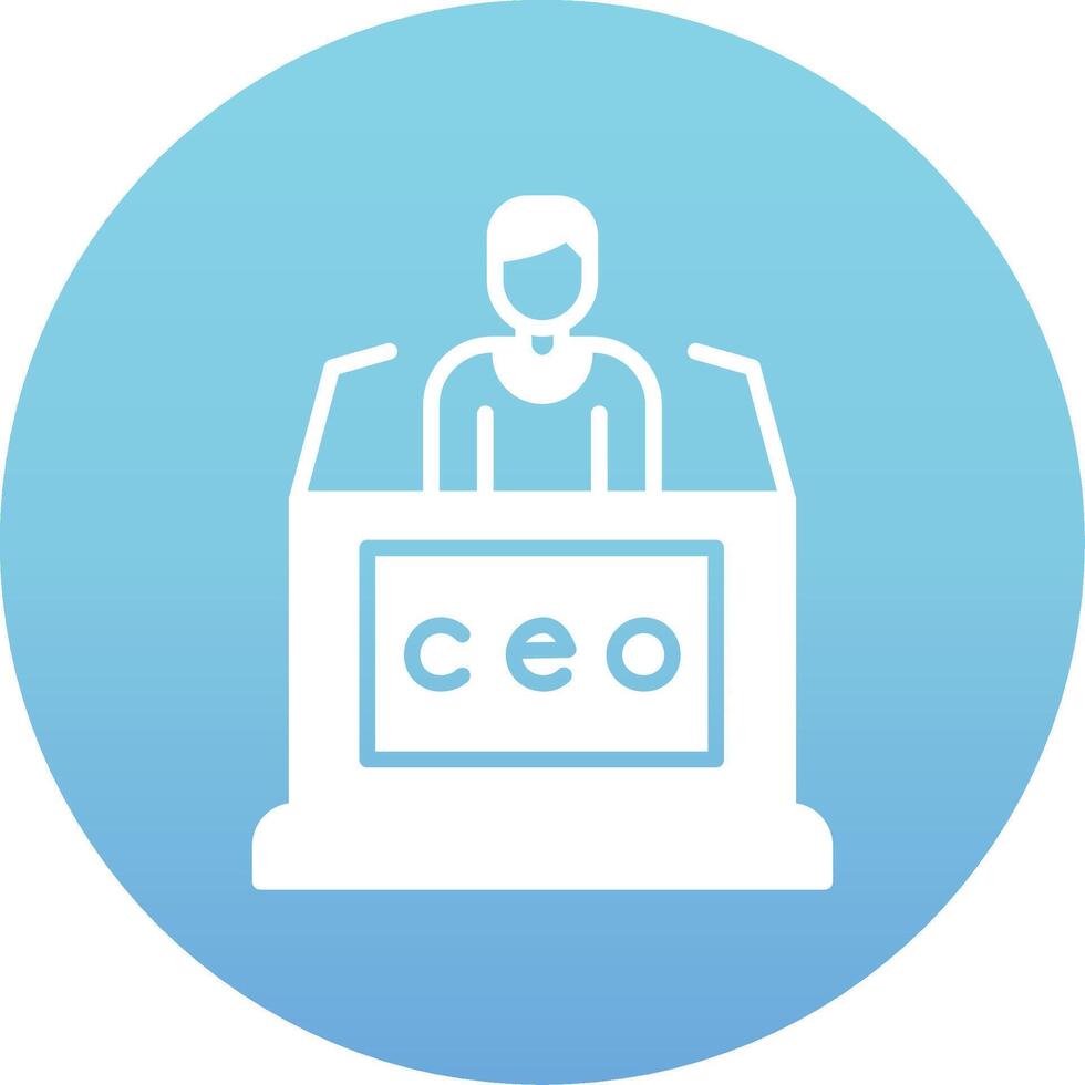 CEO vector icono