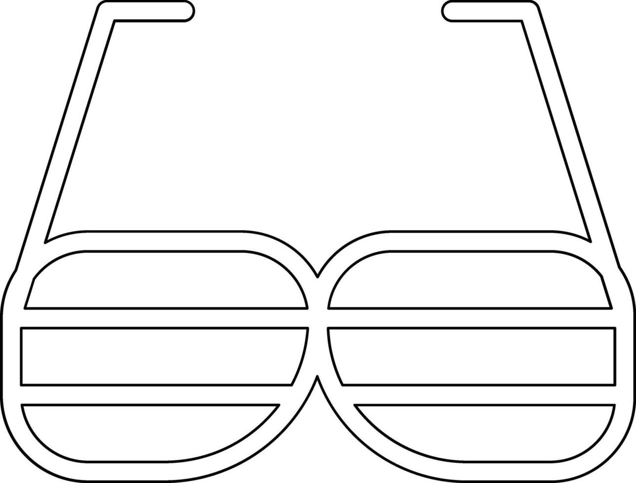 Fun Glasses Vector Icon