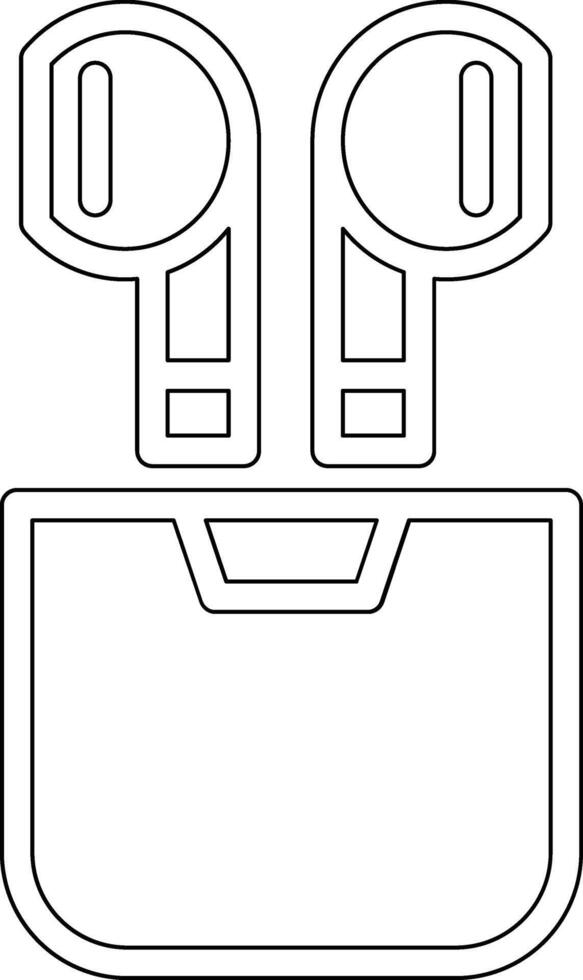 Wireless Earphones Vector Icon