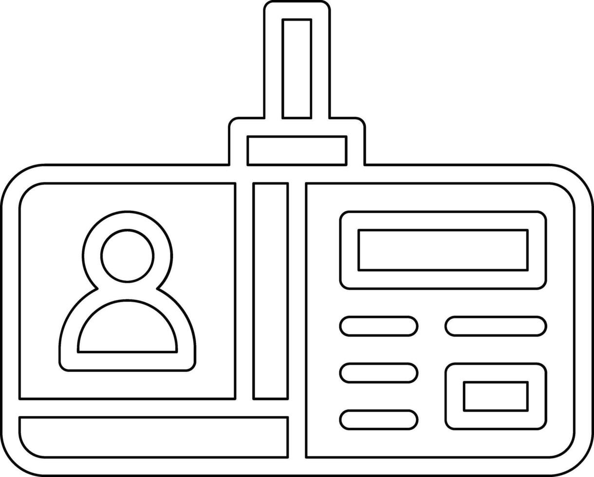 Identification Card Vector Icon