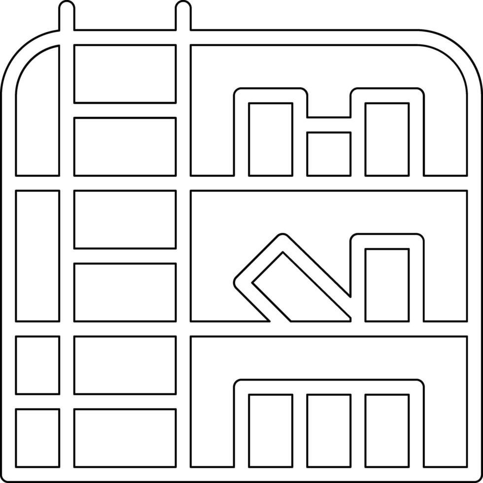 Library Ladder Vector Icon
