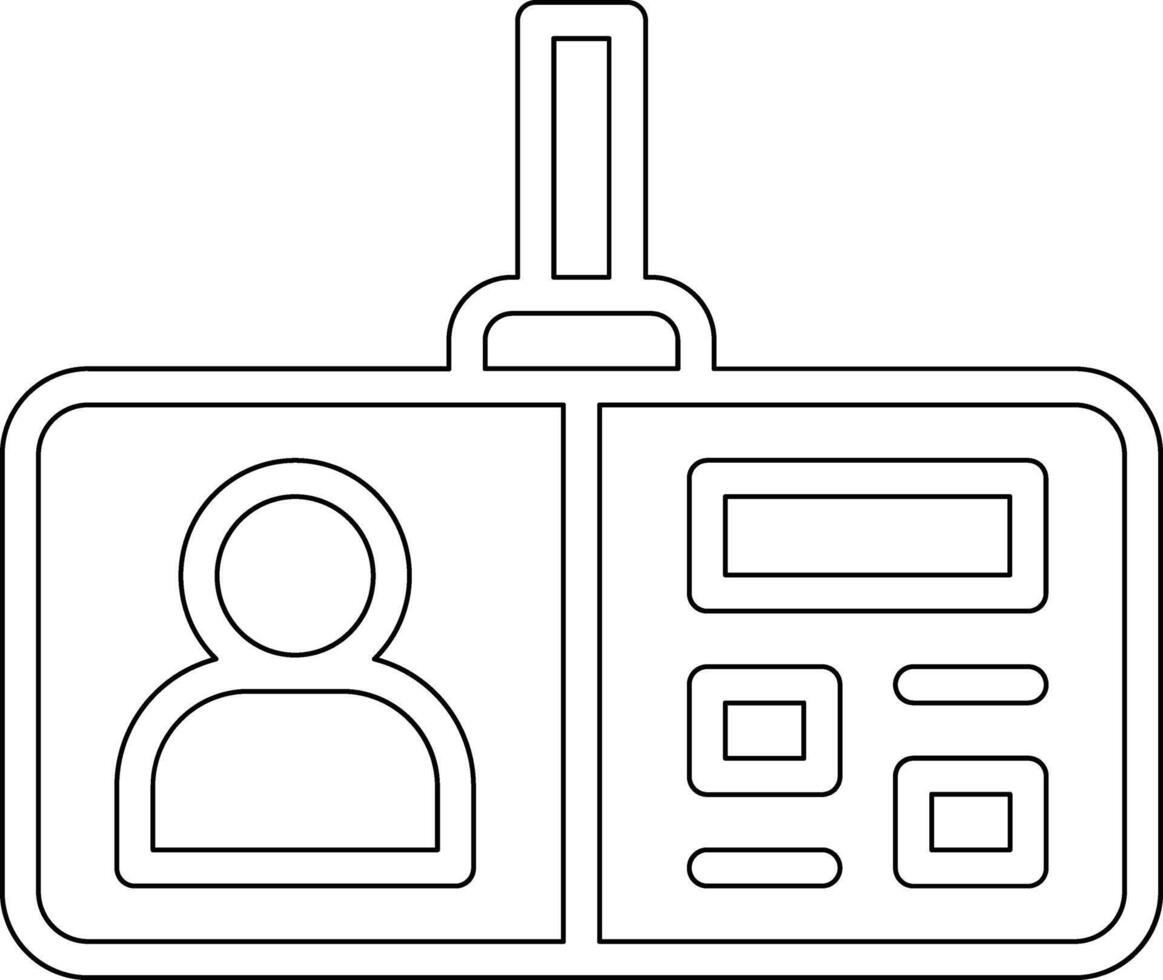 ID Card Vector Icon