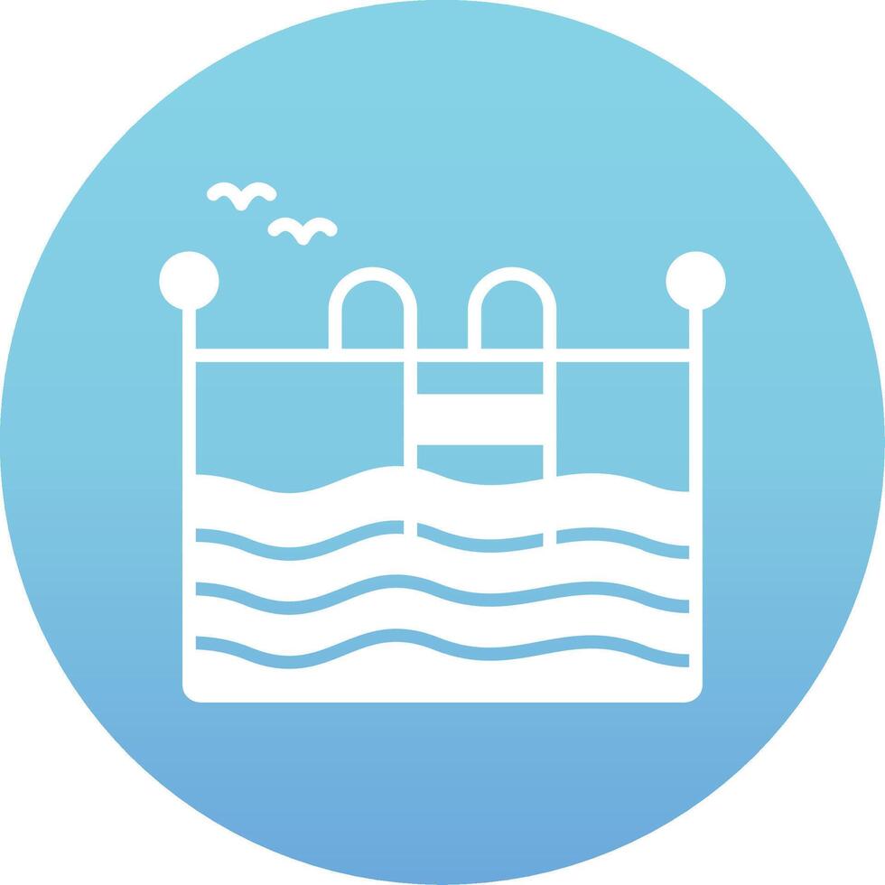 Swimming Pool Vector Icon