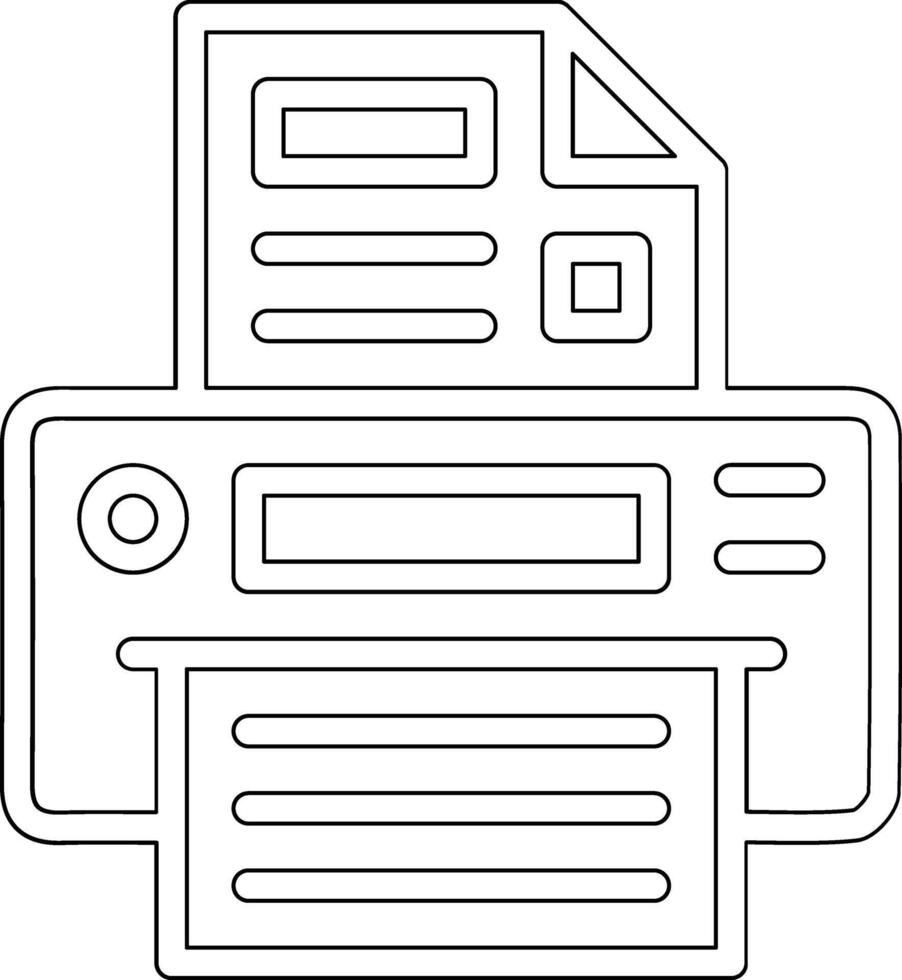 Fax Vector Icon