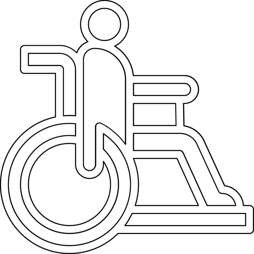 Disabled Person Vector Icon