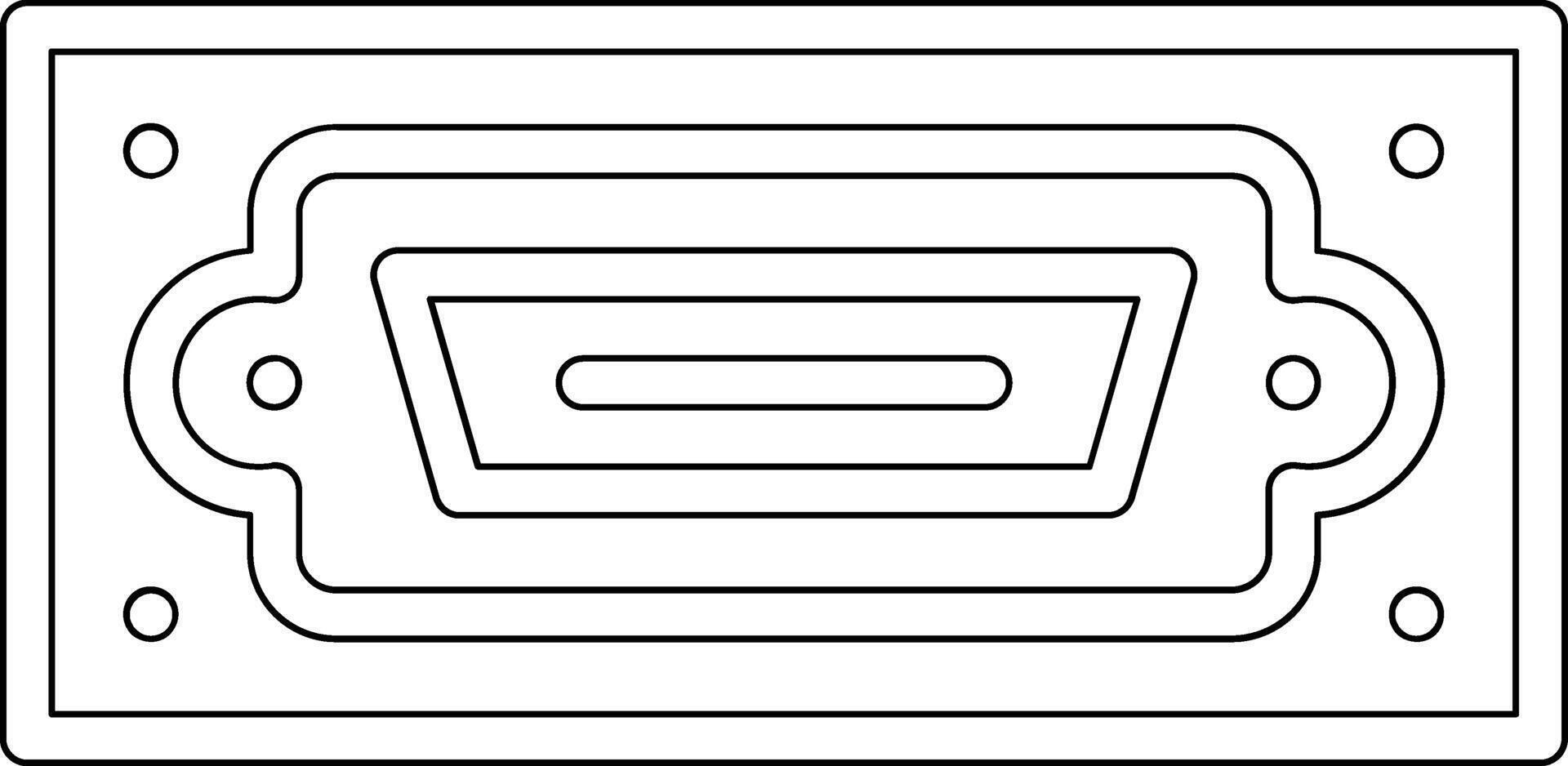 Vga Port Vector Icon