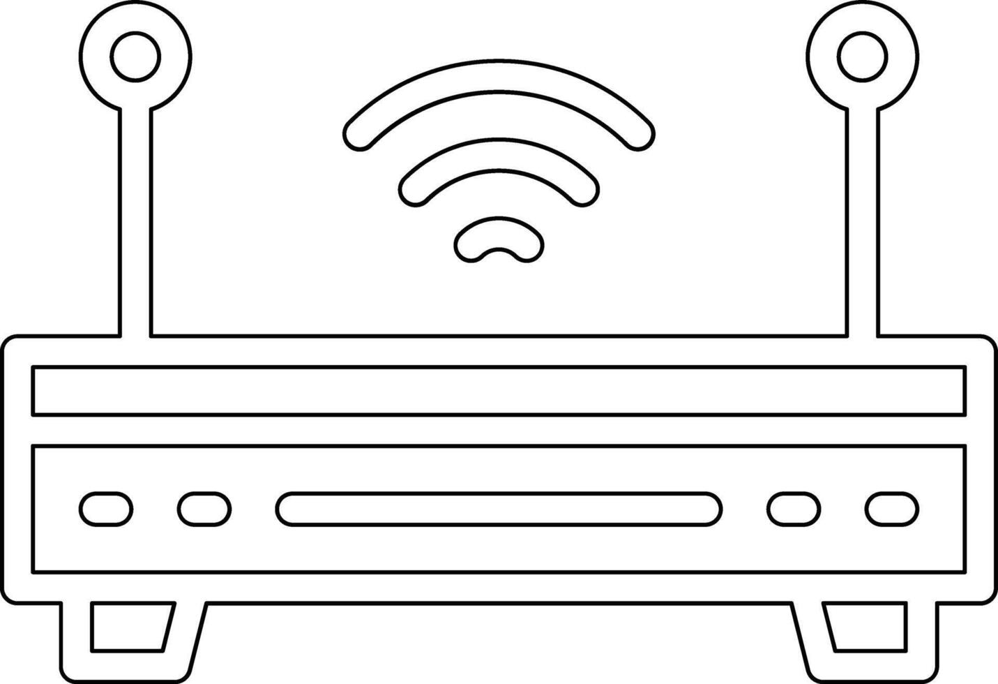 Wireless Router Vector Icon