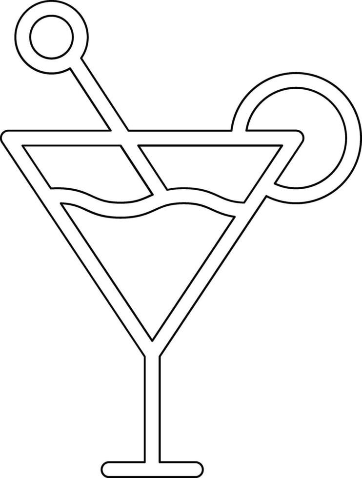 Coktail Vector Icon