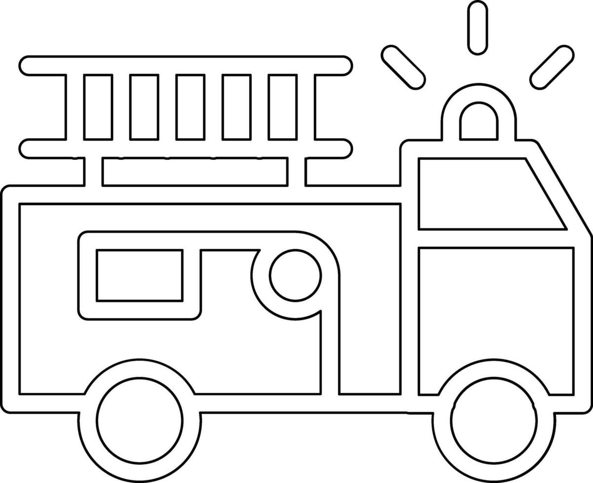 Fire Truck Vector Icon