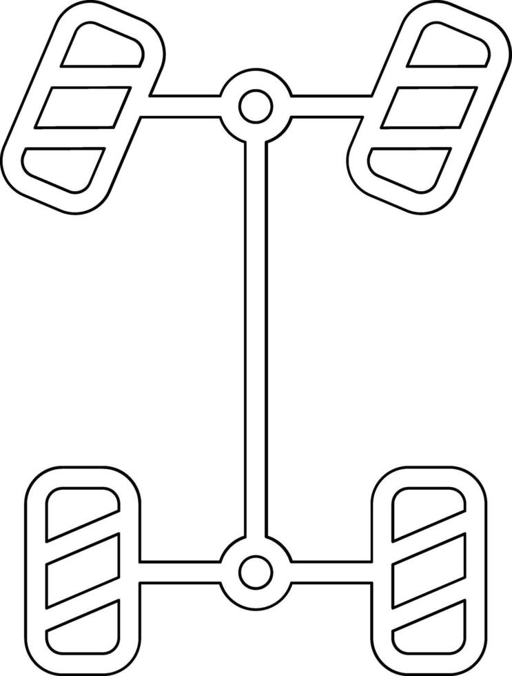 Wheel Alignment Vector Icon