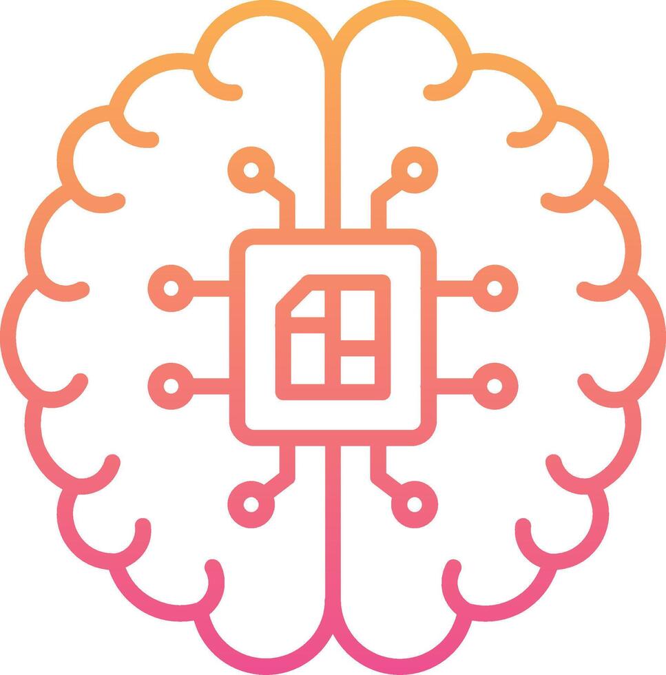 Artificial Intelligence Vector Icon