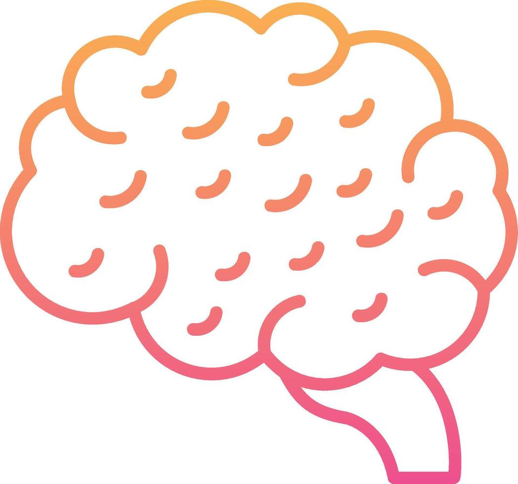 Human Brain Vector Icon