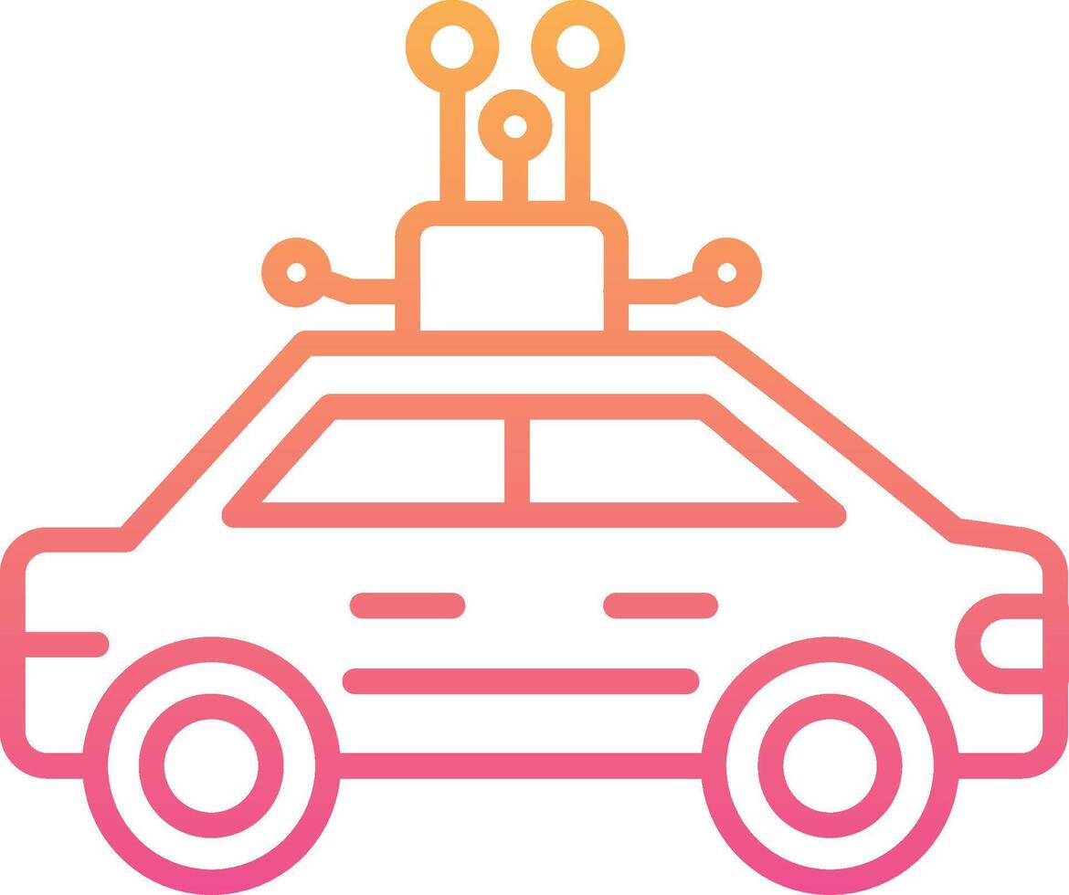 Smart Car Vector Icon