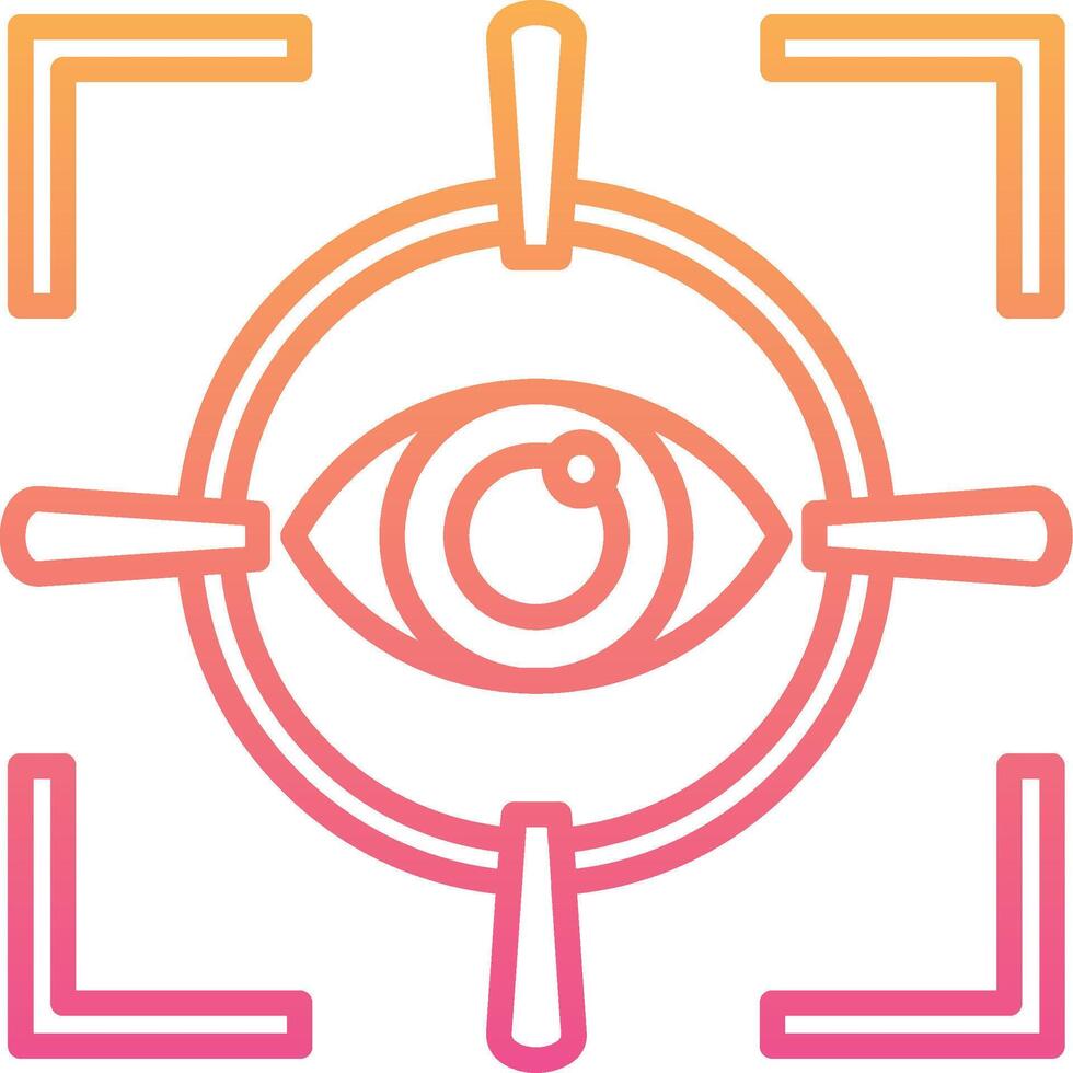 Eye Scan Vector Icon