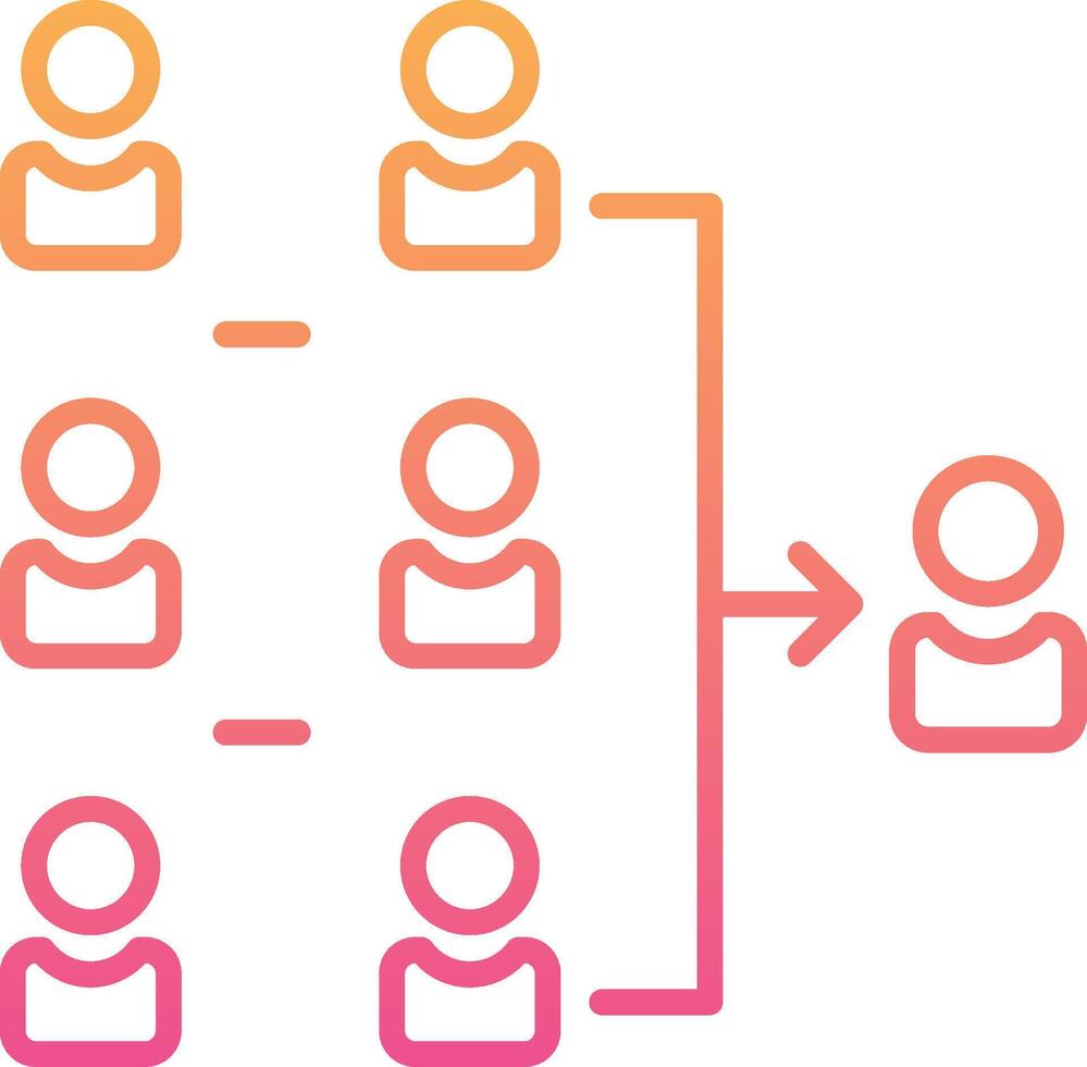 Hierarchy Vector Icon