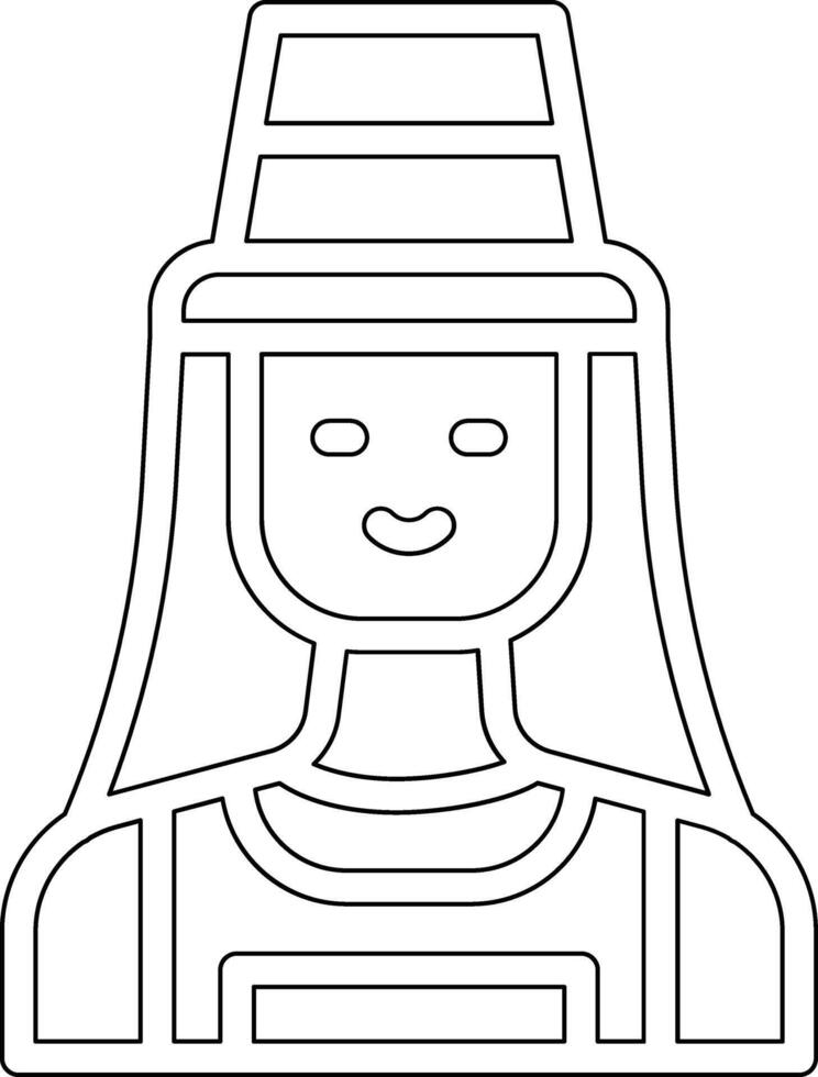 Female Farmer Vector Icon