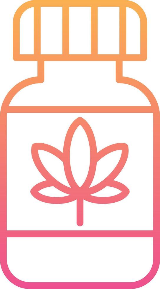 Cannabis oil Vector Icon