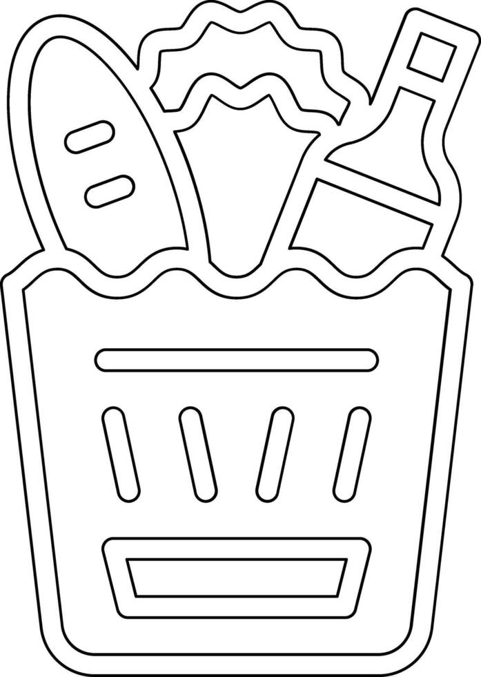Groceries Vector Icon