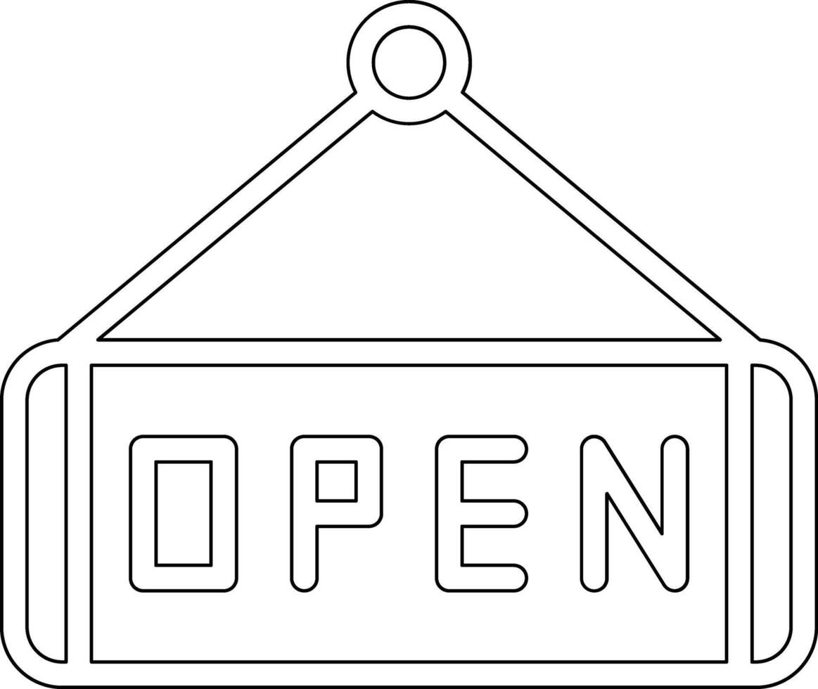 Open Tag Vector Icon